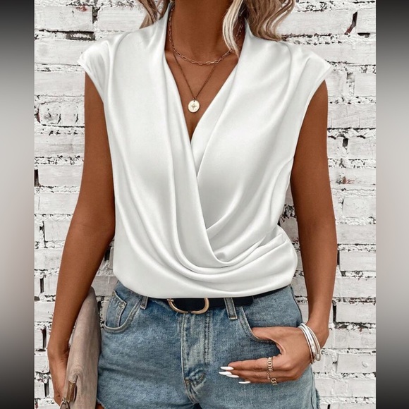 COPY - Luxe draped bodysuit - Picture 2 of 15